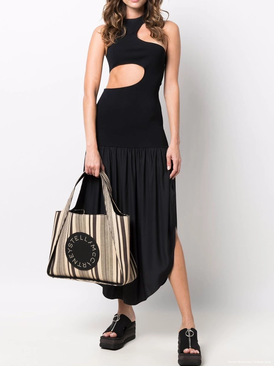 Cheap asymmetric Women dress Stella cut-out sleeveless McCartney 0327